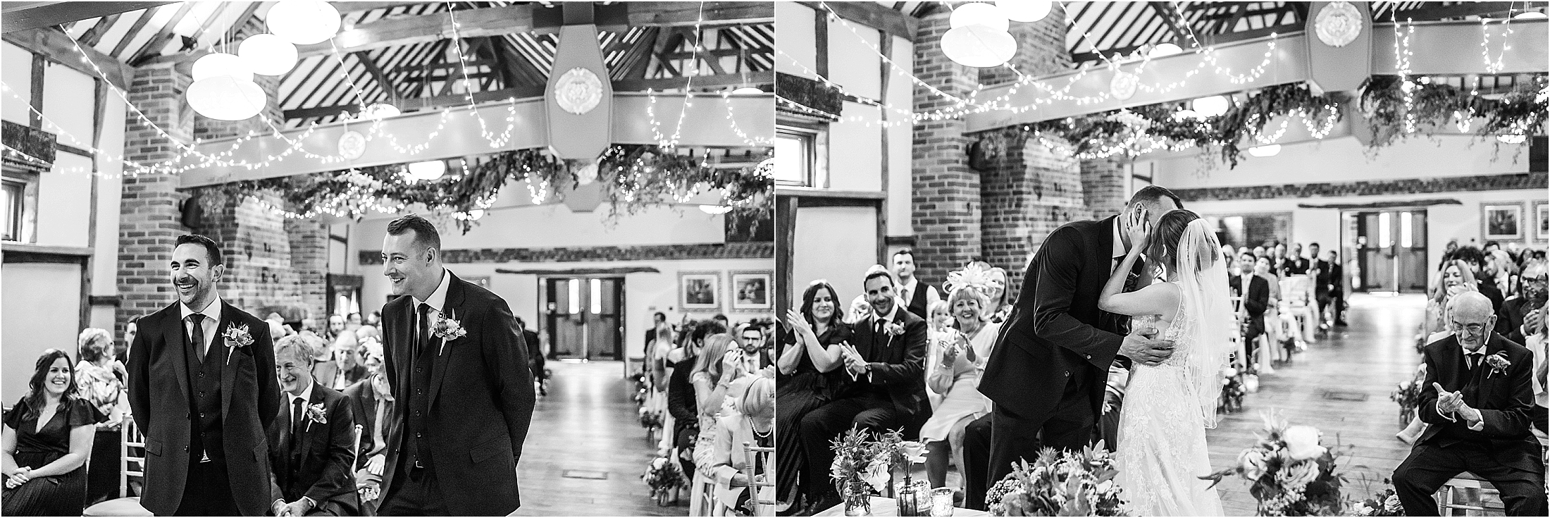 Ceremony in Dawley Barn