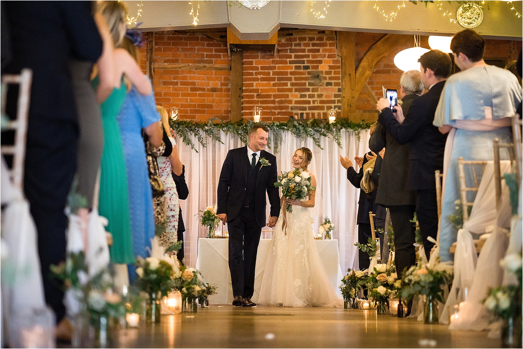 Wedding ceremony Dawley Barn